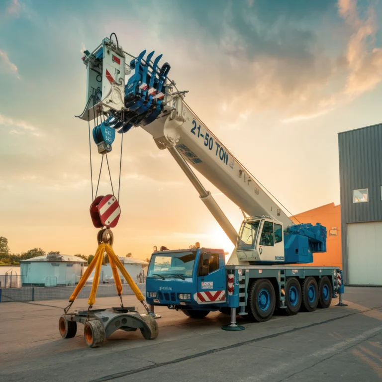 powerful-truck-crane-work